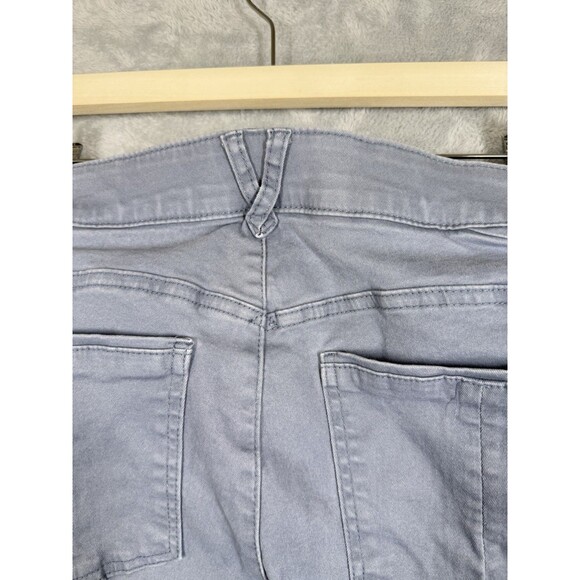 Democracy Absolution Scallop Edge Straight Pants Womens 16W Blue Gray High Rise - Picture 7 of 15